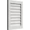 Ekena Millwork Vertical Gable Vent Non-Functional Western Red Cedar Gable Vent w/Decorative Face Frame, 28"W x 20"H GVWVE28X2002RDPWR - alternate 2
